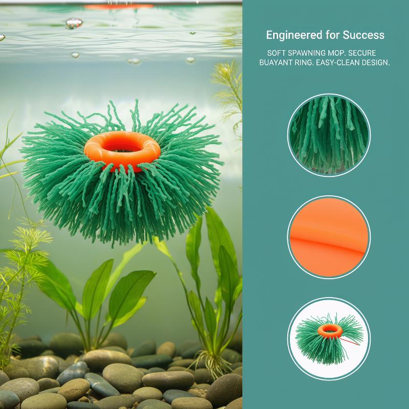 Aquarium Fish Home - เครื่องเก็บไข่ปลาพร้อมแผ่นเพาะพันธุ์ 10 ชิ้น สำหรับการเพาะพันธุ์ปลาในบ้าน