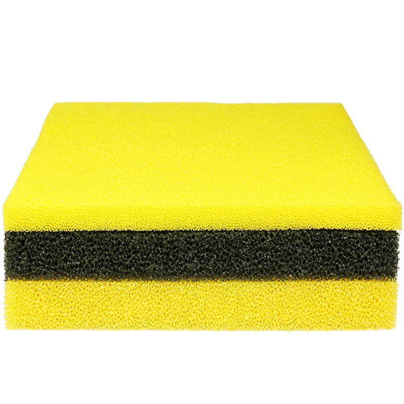 Aquarium Fish Yellow And Black - Aquarium อุปกรณ์เสริมชีวเคมีตกแต่งฟองน้ำฝ้ายปลา TankFilter Aquarium Pond สีดำสีเหลืองสีฟ้าฟองน้ำ25PPI