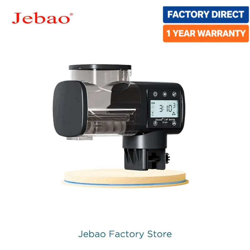 Aquarium Fish Auto Feeder - เจบาโอ เจโคด เครื่องให้อาหารปลาอัตโนมัติสำหรับตู้ปลาอัจฉริยะ ควบคุมการให้อาหารปลาแบบไร้สายผ่าน Wifi พร้อมระบบตั้งเวลาดิจิทัล