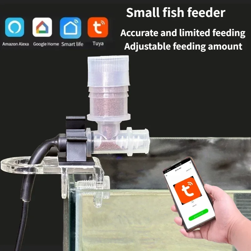 Aquarium Fish Auto Feeder - เครื่องให้อาหารปลาอัตโนมัติที่ดีที่สุด - WiFi Smart Feeder สําหรับตู้ปลา,