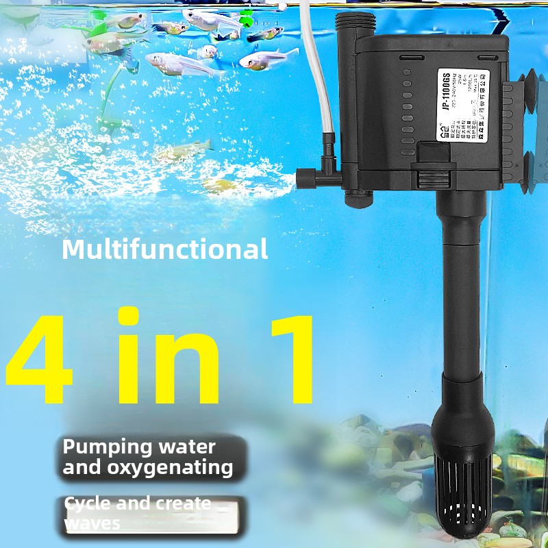 Draw Fish Aquarium - ปั๊มกรองน้ำตู้ปลาอเนกประสงค์แบบเงียบพิเศษสำหรับขายส่งจากโรงงาน พร้อมระบบเติมอากาศ