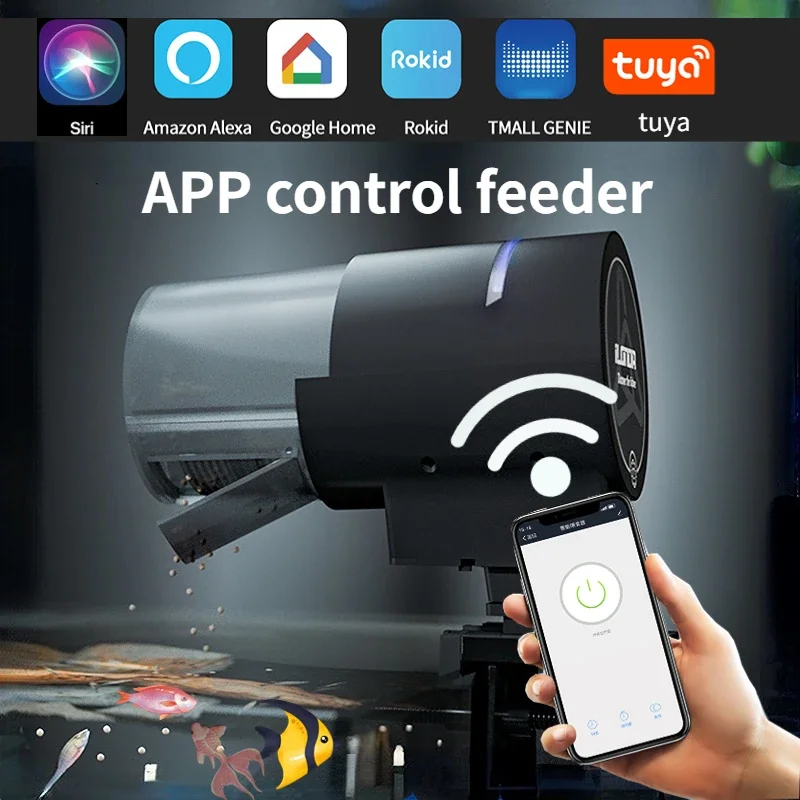 Aquarium Fish Auto Feeder - iLONDA เครื่องให้อาหารปลาอัตโนมัติอัจฉริยะ WiFi รุ่นที่ 2 ควบคุมระยะไกลผ่านแอป