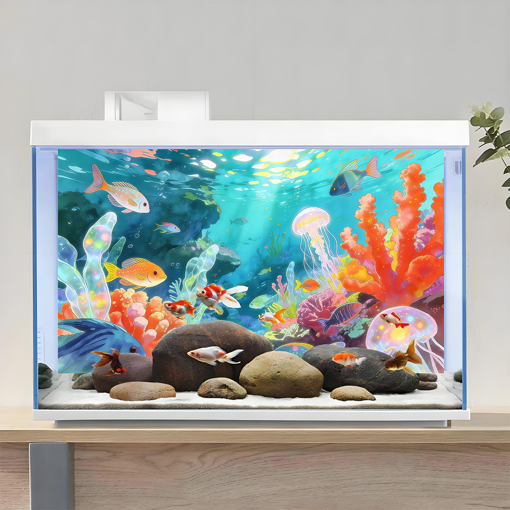 พื้นหลังตู้ปลา, ฉากหลังสำหรับต - Aquarium Fish World บทวิจารณ์และราคา