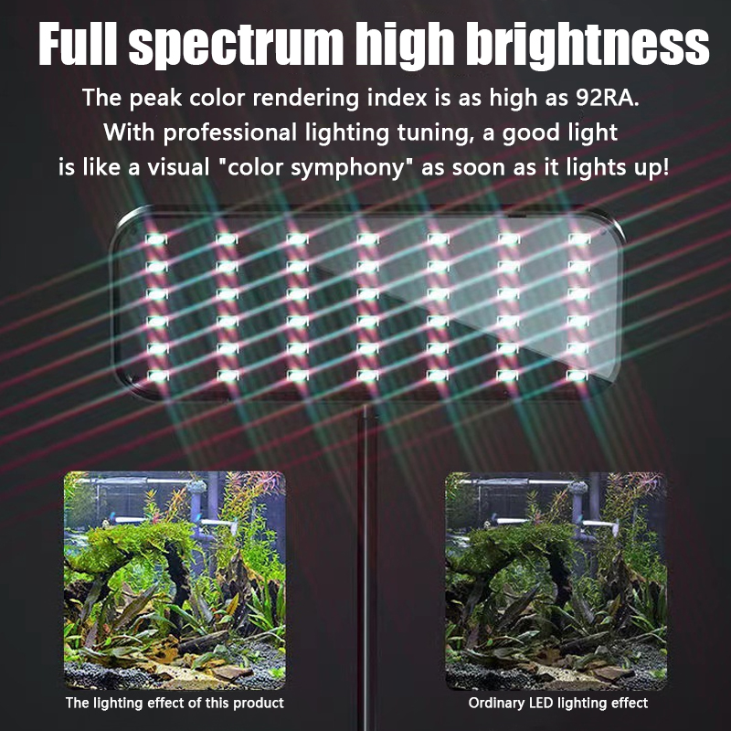13W โคมไฟ LED ตกแต่งตู้ปลา ไฟส - Aquarium Fish Only บทวิจารณ์และราคา
