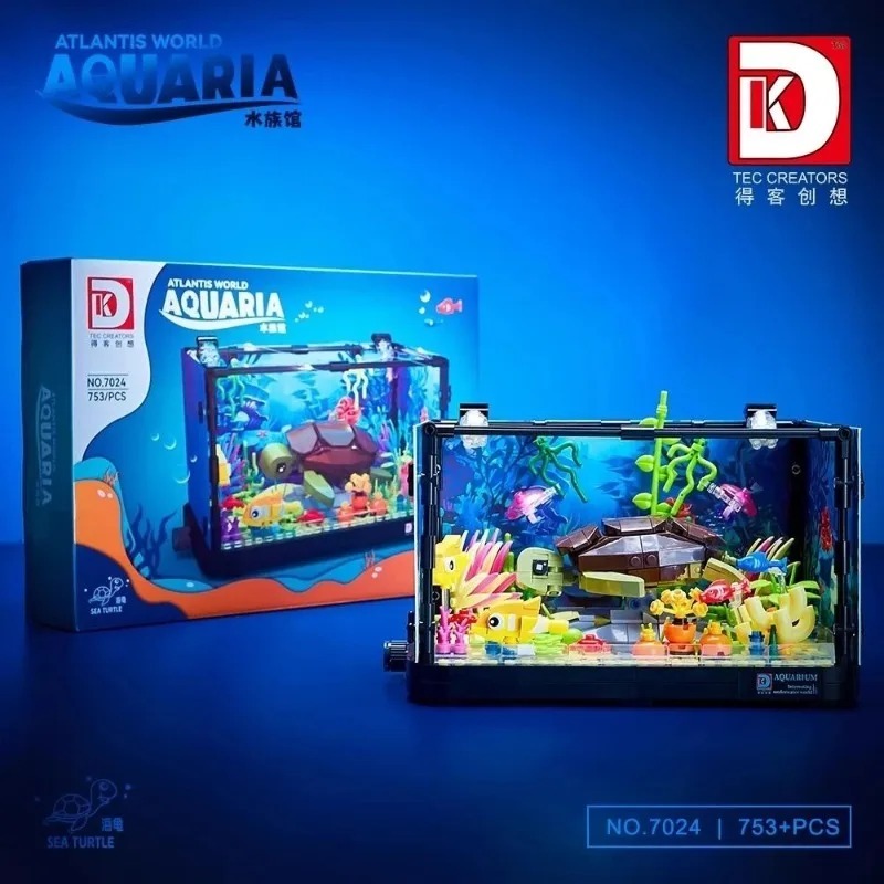 ชุดตัวต่อสร้างโลกใต้ทะเล 3 ชิ้ - Aquarium Fish World บทวิจารณ์และราคา