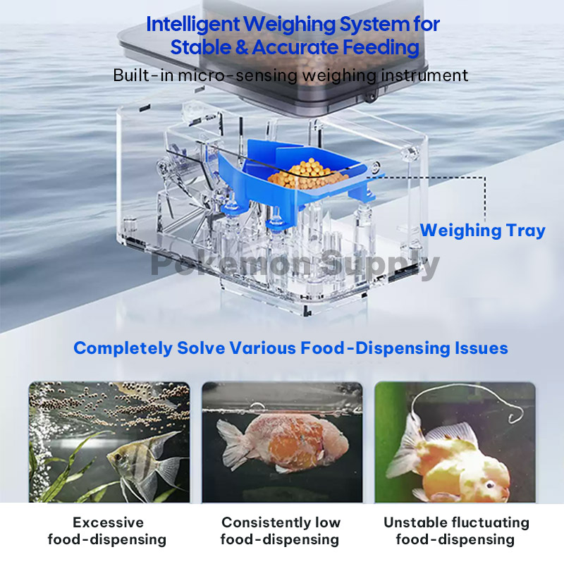 เครื่องให้อาหารปลาอัตโนมัติแบบ - Aquarium Fish Auto Feeder บทวิจารณ์และราคา