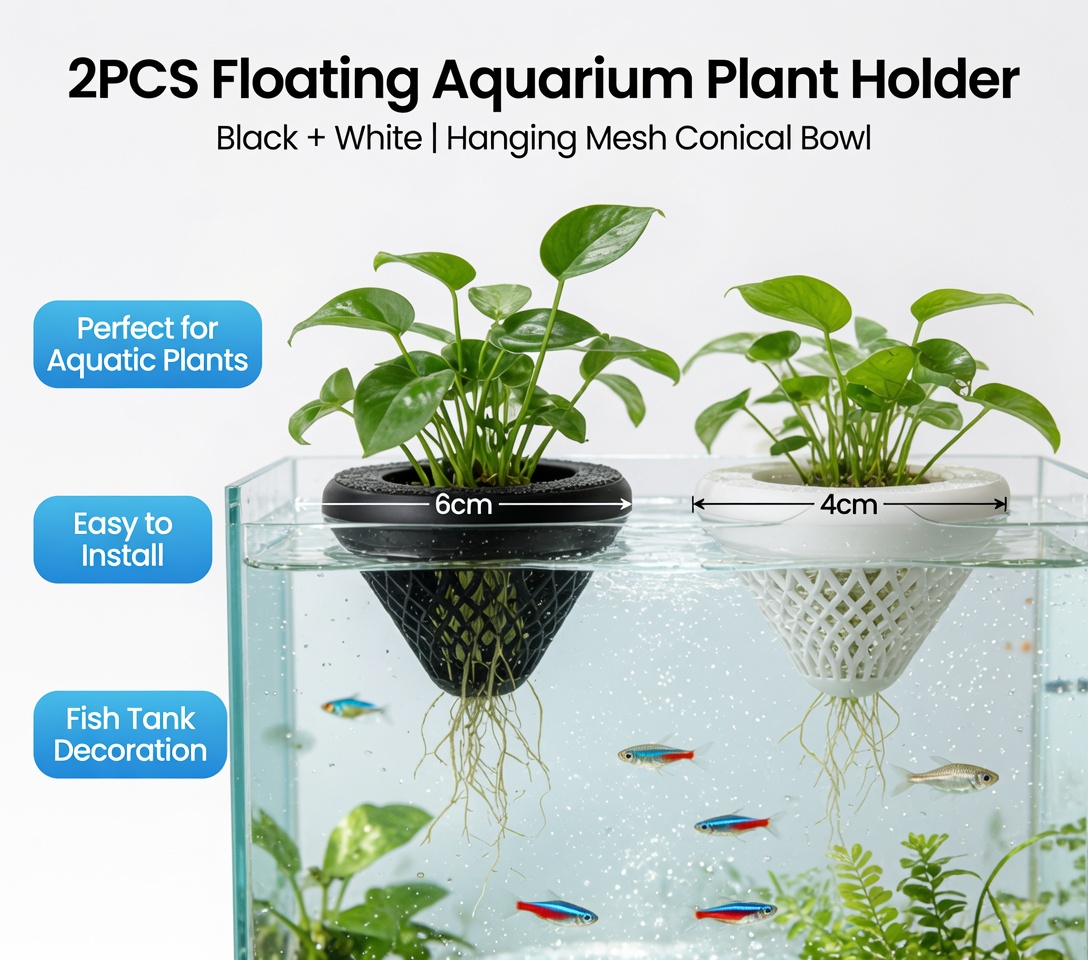 ที่วางต้นไม้ในตู้ปลาแบบลอยน้ำ  - Aquarium Fish Only บทวิจารณ์และราคา