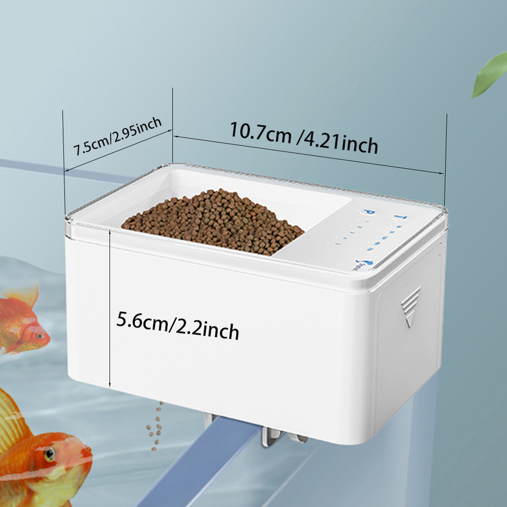 100ML ความจุขนาดใหญ่ Feeder ปล - Aquarium Fish Auto Feeder บทวิจารณ์และราคา