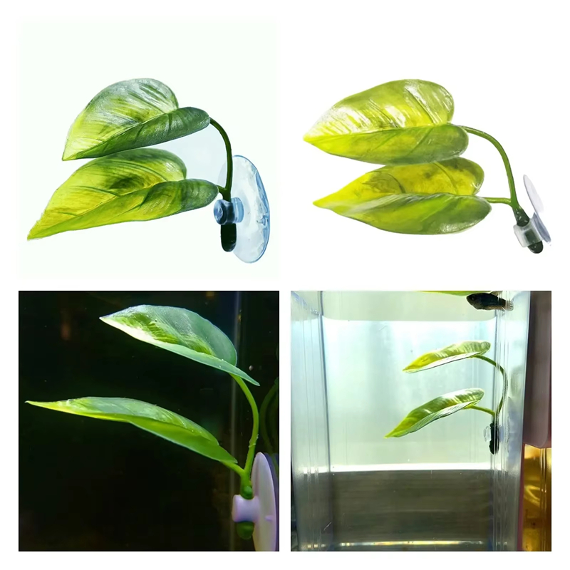 อุปกรณ์ตกแต่งตู้ปลา พืชน้ำเทีย - Aquarium Fish Artificial บทวิจารณ์และราคา
