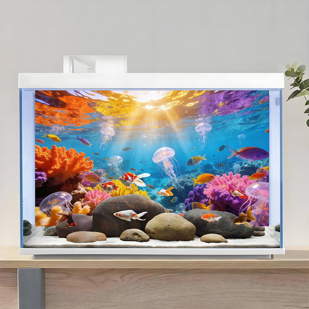 โลกใต้ทะเล, ภาพพื้นหลังตู้ปลา, - Aquarium Fish World บทวิจารณ์และราคา