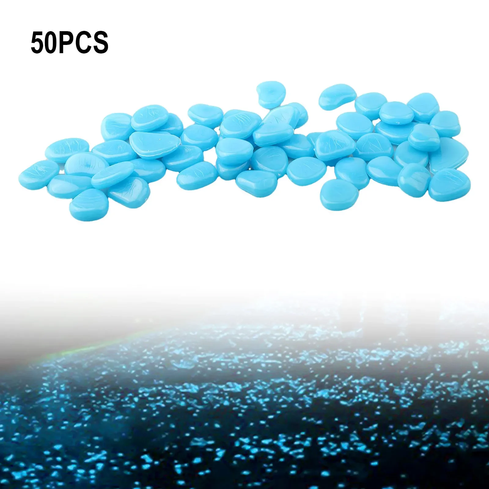 50 ชิ้น/เซ็ต GLOW In The Dark  - Aquarium Fish Home บทวิจารณ์และราคา