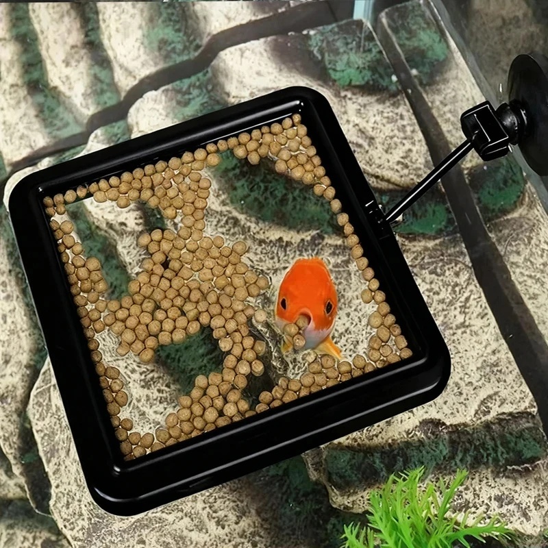 1/3 ชิ้น วงแหวนให้อาหารปลาในตู - Aquarium Fish Auto Feeder บทวิจารณ์และราคา