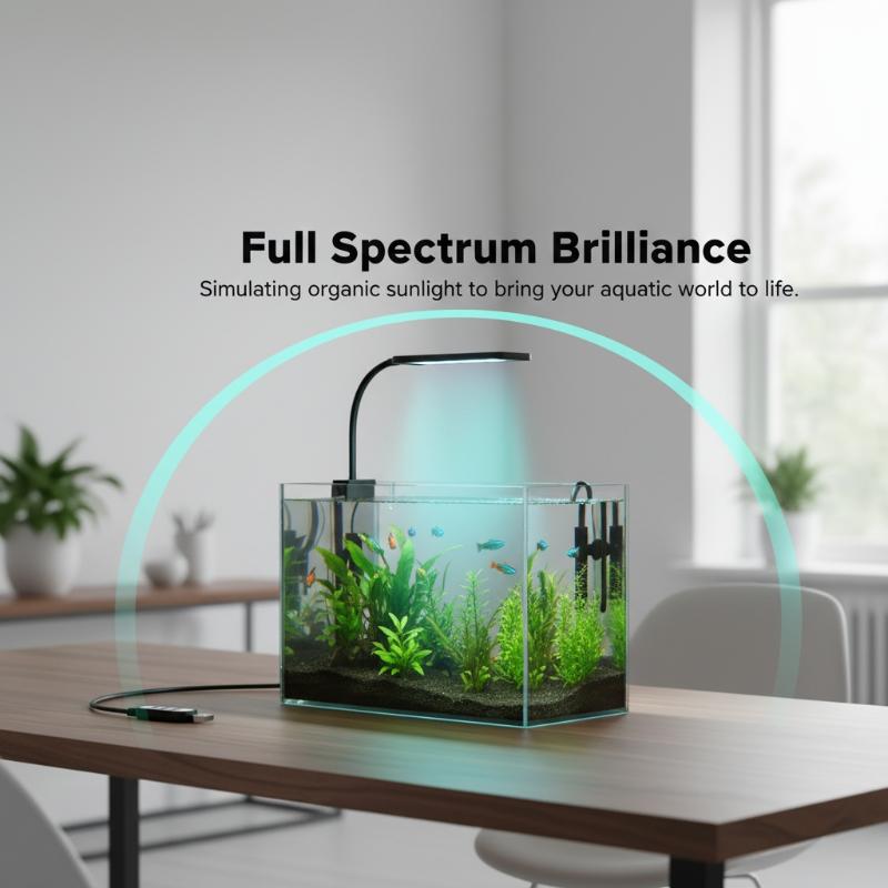 ไฟคลิปหนีบตู้ปลาแบบยืดหยุ่น US - Aquarium Fish Home บทวิจารณ์และราคา