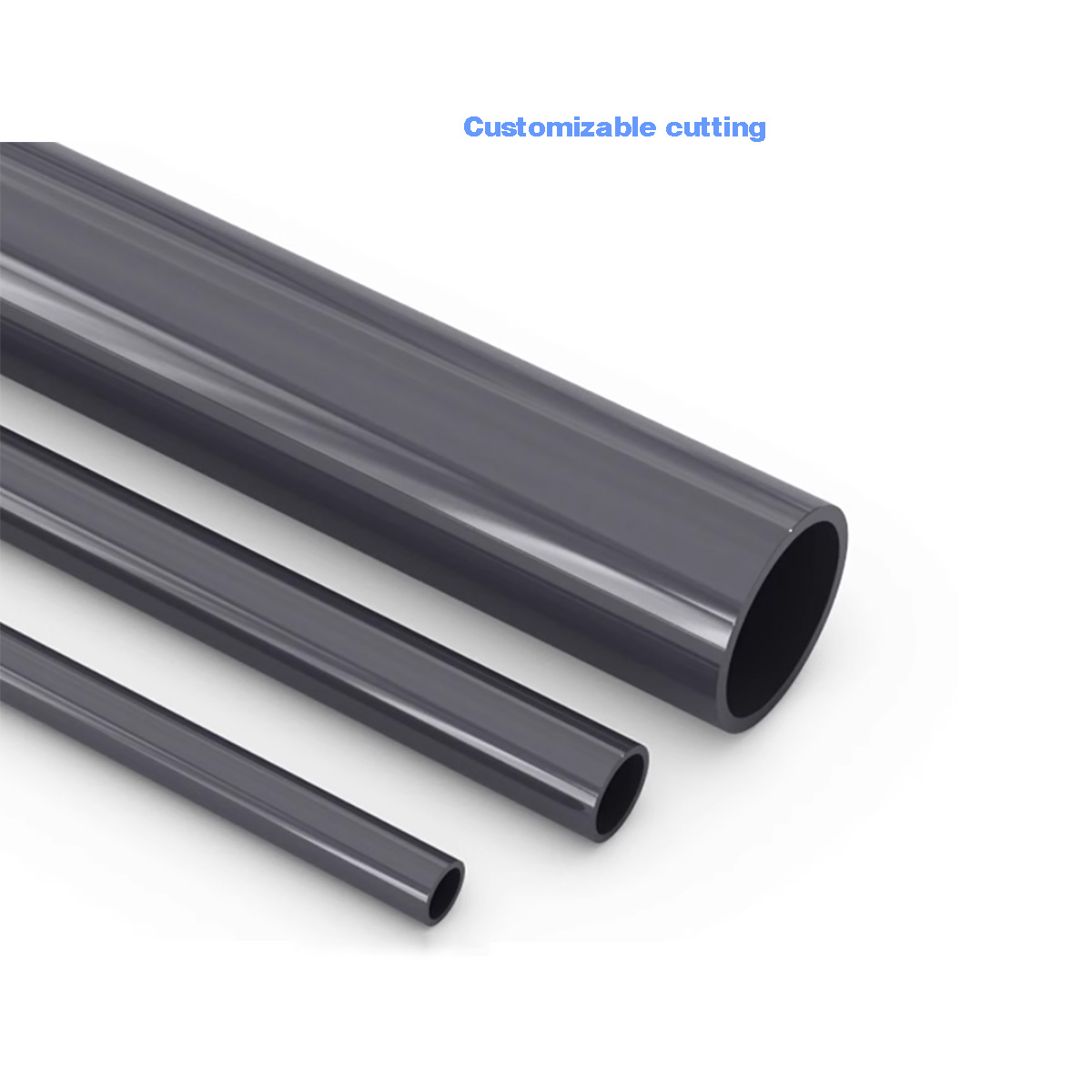 พลาสติก PVC สีดําท่อหลอดกลวง/ถ - Aquarium Fish Real บทวิจารณ์และราคา