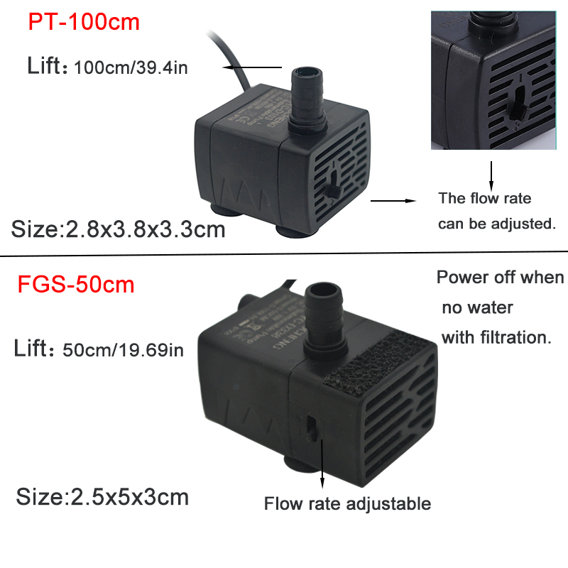 ปั๊มกรองน้ำตู้ปลาแบบ USB เงียบ - Aquarium Fish Real บทวิจารณ์และราคา