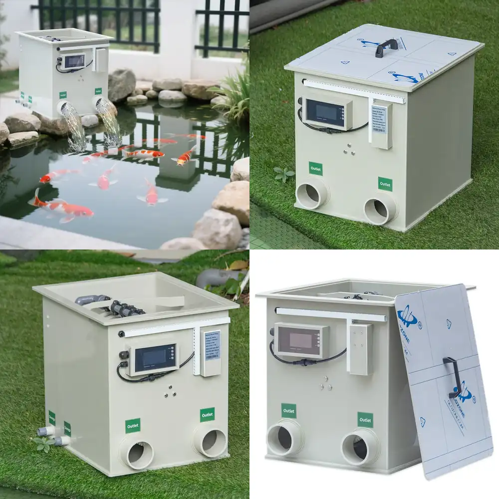 เครื่องกรองน้ำแบบดรัมไมโคร Qih - Aquarium Fish Home บทวิจารณ์และราคา