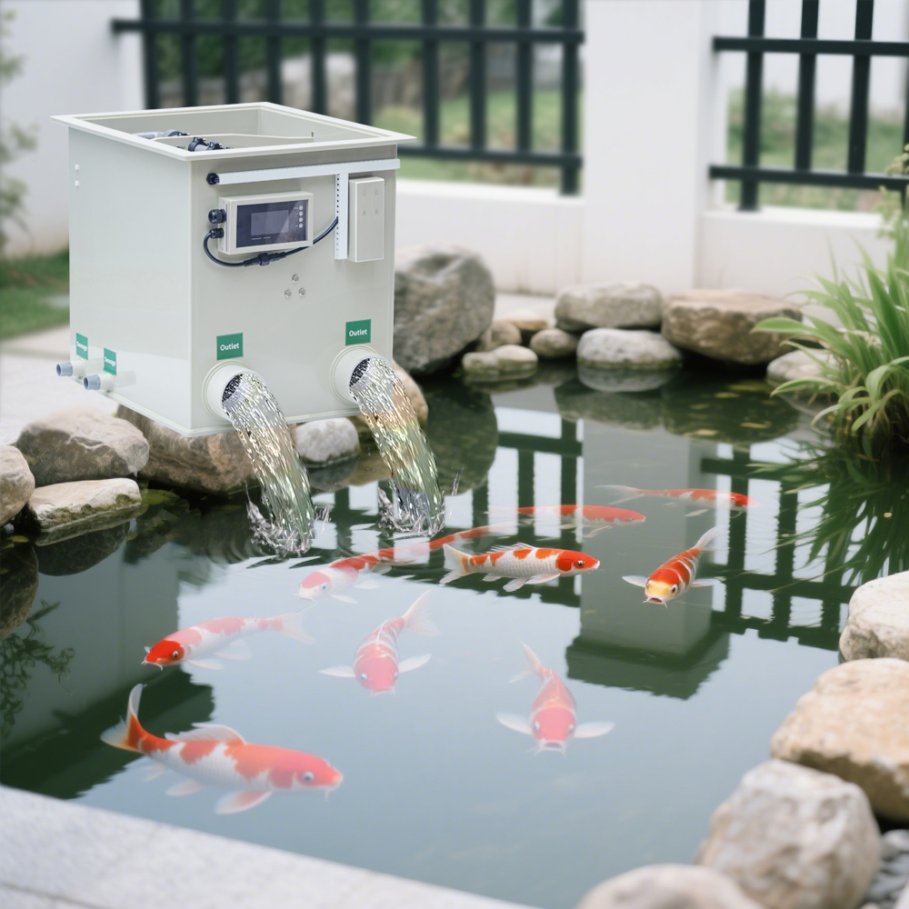 เครื่องกรองน้ำแบบดรัมไมโคร Qih - Aquarium Fish Home บทวิจารณ์และราคา