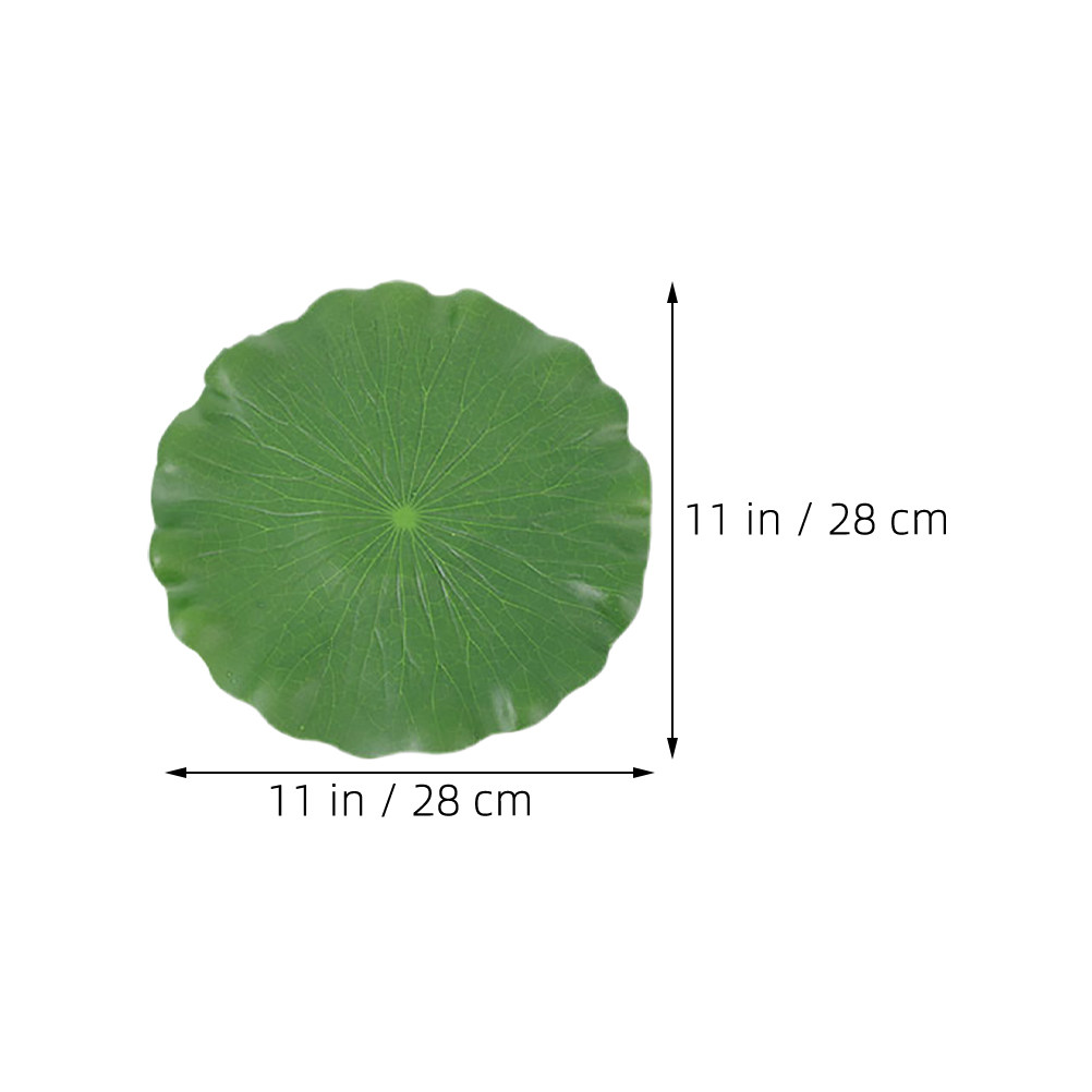 ใบบัวประดิษฐ์ 15 ชิ้น ใบลอยน้ำ - Aquarium Fish Artificial บทวิจารณ์และราคา