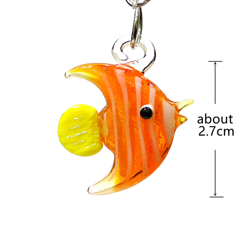 2แพ็คน่ารักปลาทะเลเสน่ห์จี้เคร - Aquarium Fish Real บทวิจารณ์และราคา