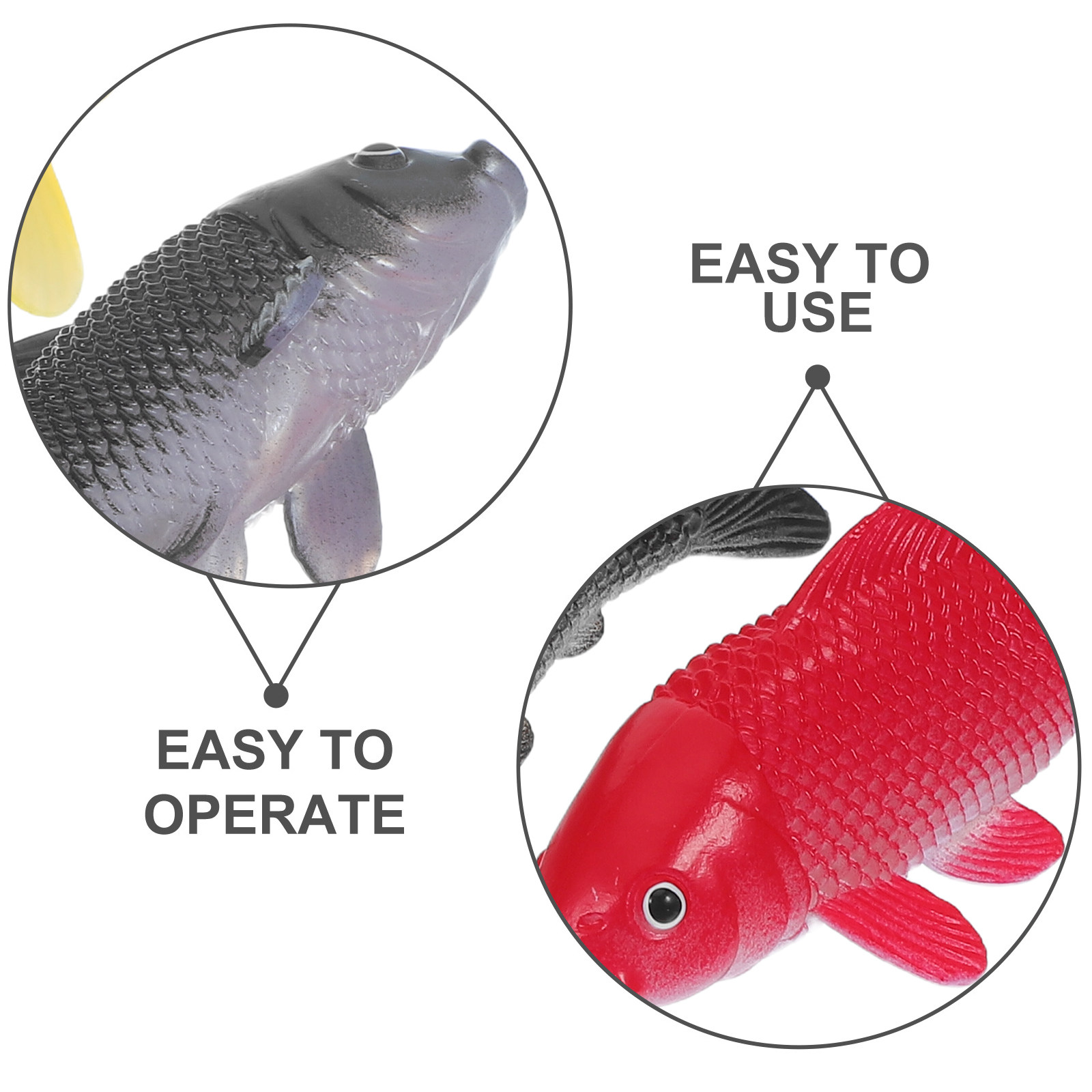 ของเล่นปลาประดิษฐ์ 3 ชิ้น รูปป - Aquarium Fish Artificial บทวิจารณ์และราคา
