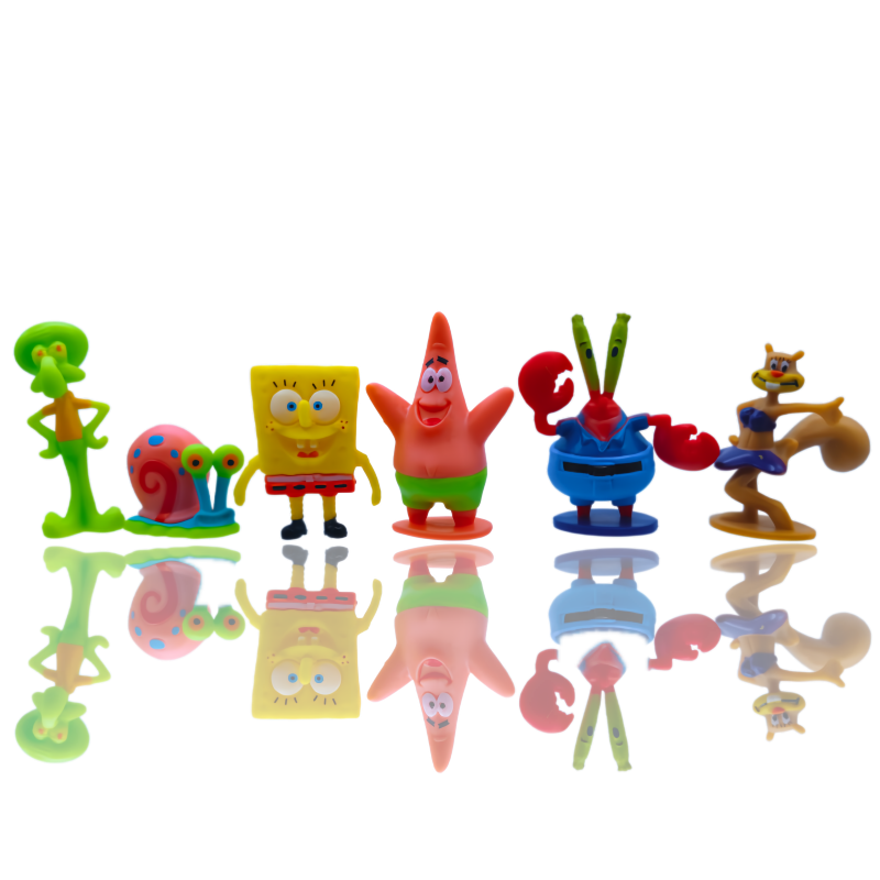 ของตกแต่งตู้ปลาสpongebob 6 ชิ้ - Aquarium Fishing บทวิจารณ์และราคา