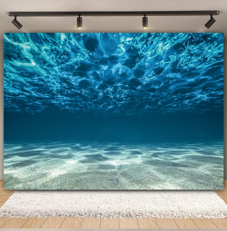 ฉากหลังใต้ทะเลโลกสำหรับการถ่าย - Aquarium Fish World บทวิจารณ์และราคา