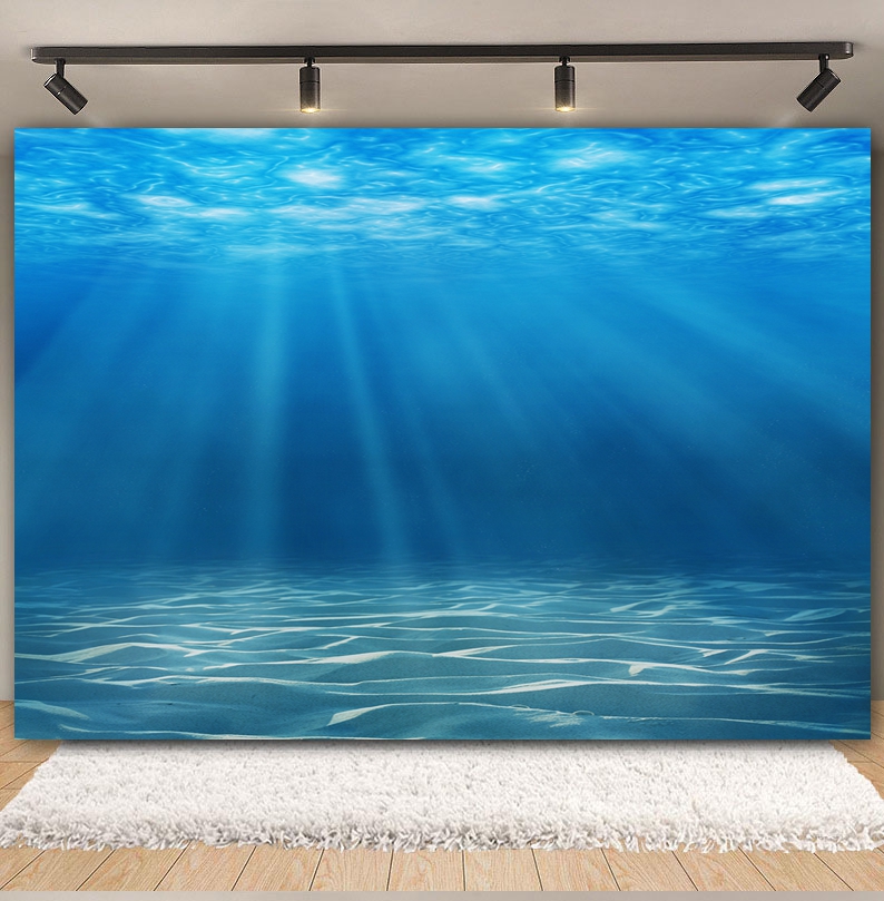 ฉากหลังใต้ทะเลโลกสำหรับการถ่าย - Aquarium Fish World บทวิจารณ์และราคา