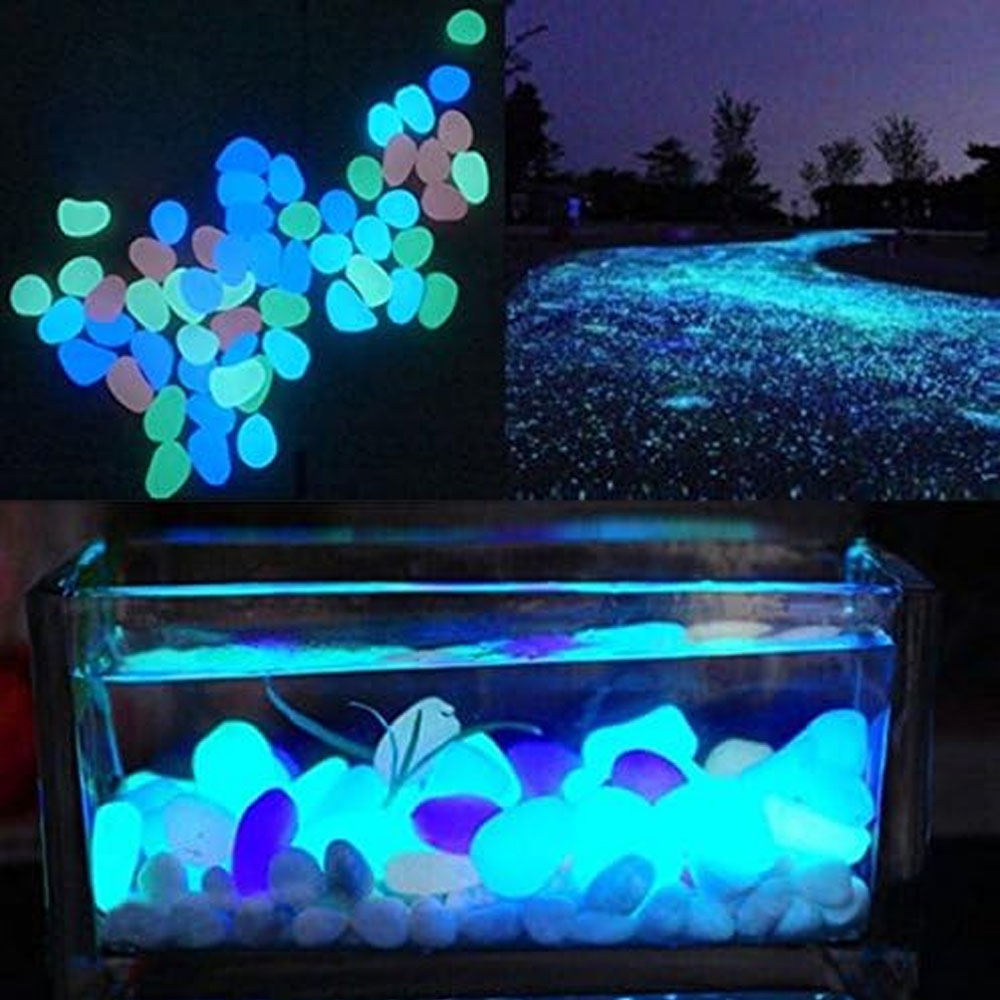 ถังปลา Rocks Glow Blue Pebbles - Aquarium Fishing บทวิจารณ์และราคา