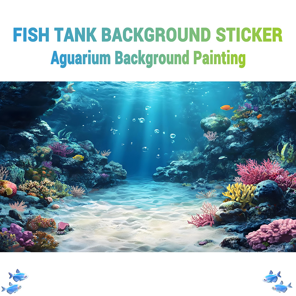 แนวคิดการตกแต่งพื้นหลังตู้ปลาแ - Aquarium Fish Rainbow บทวิจารณ์และราคา