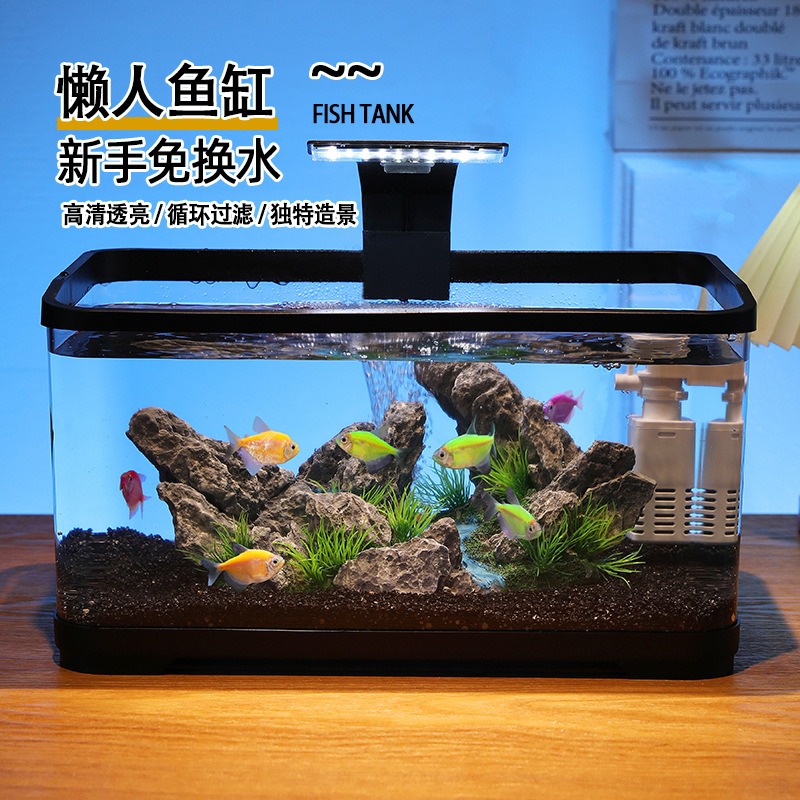 ตู้ปลาตั้งโต๊ะพร้อมระบบกรองน้ำ - Aquarium Fish Home บทวิจารณ์และราคา
