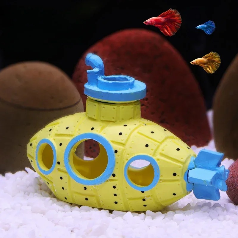ของตกแต่งเรซิ่นรูปเรือดำน้ำสำห - Aquarium Fish Only บทวิจารณ์และราคา