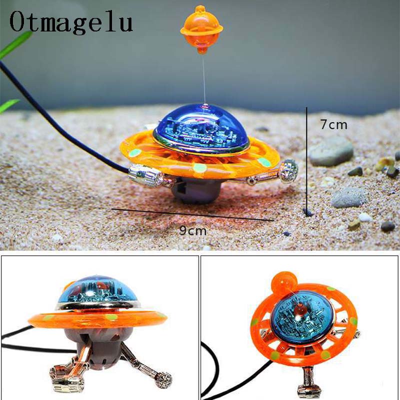 รูปปั้นยูเอฟโอลอยน้ำสำหรับตู้ป - Aquarium Fish World บทวิจารณ์และราคา