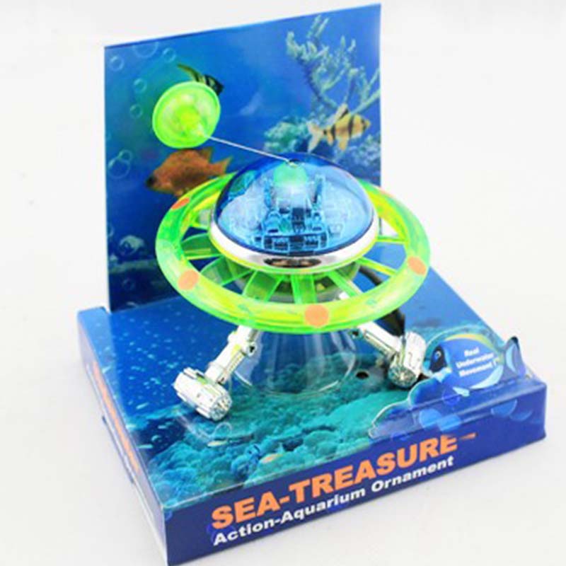 รูปปั้นยูเอฟโอลอยน้ำสำหรับตู้ป - Aquarium Fish World บทวิจารณ์และราคา