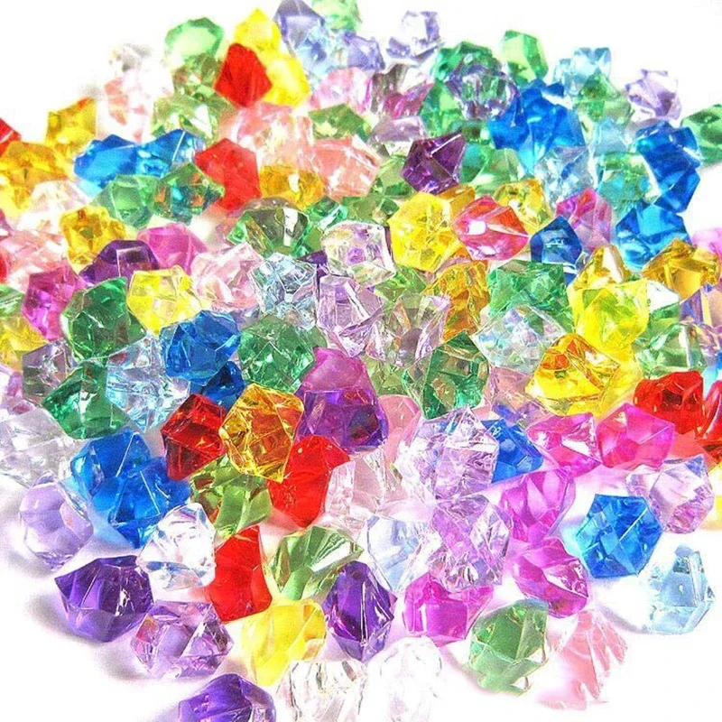200 PCS อัญมณีอะคริลิคหินสีสัน - Aquarium Fish Real บทวิจารณ์และราคา