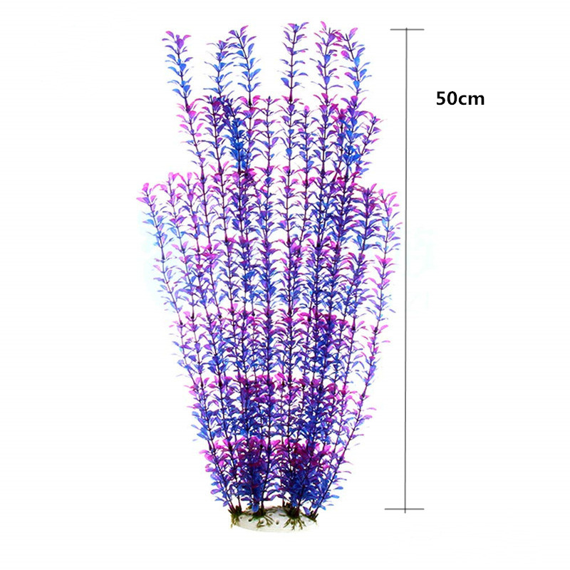 50 ซม.ถังปลาประดิษฐ์พืชหายากAq - Aquarium Fish Real บทวิจารณ์และราคา