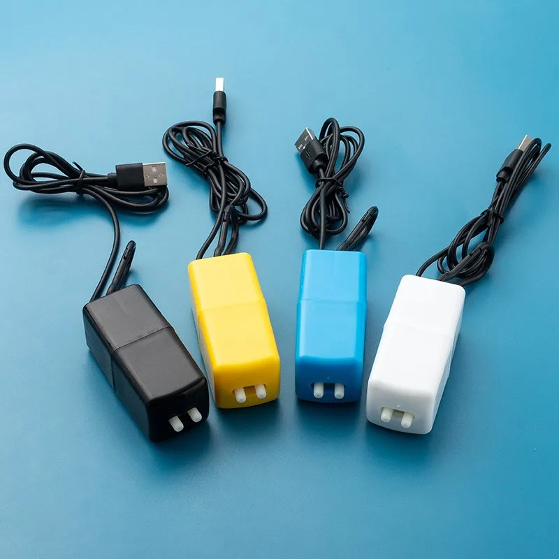 1 PC Double Hole ถังปลาออกซิเจ - Aquarium Fish Yellow And Black บทวิจารณ์และราคา