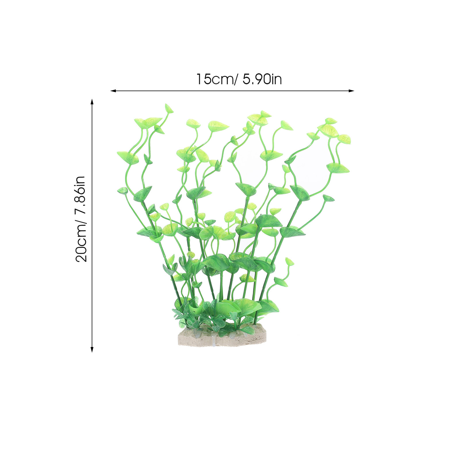 1 ชิ้น ต้นไม้ประดิษฐ์เรซินสีสด - Aquarium Fish World บทวิจารณ์และราคา