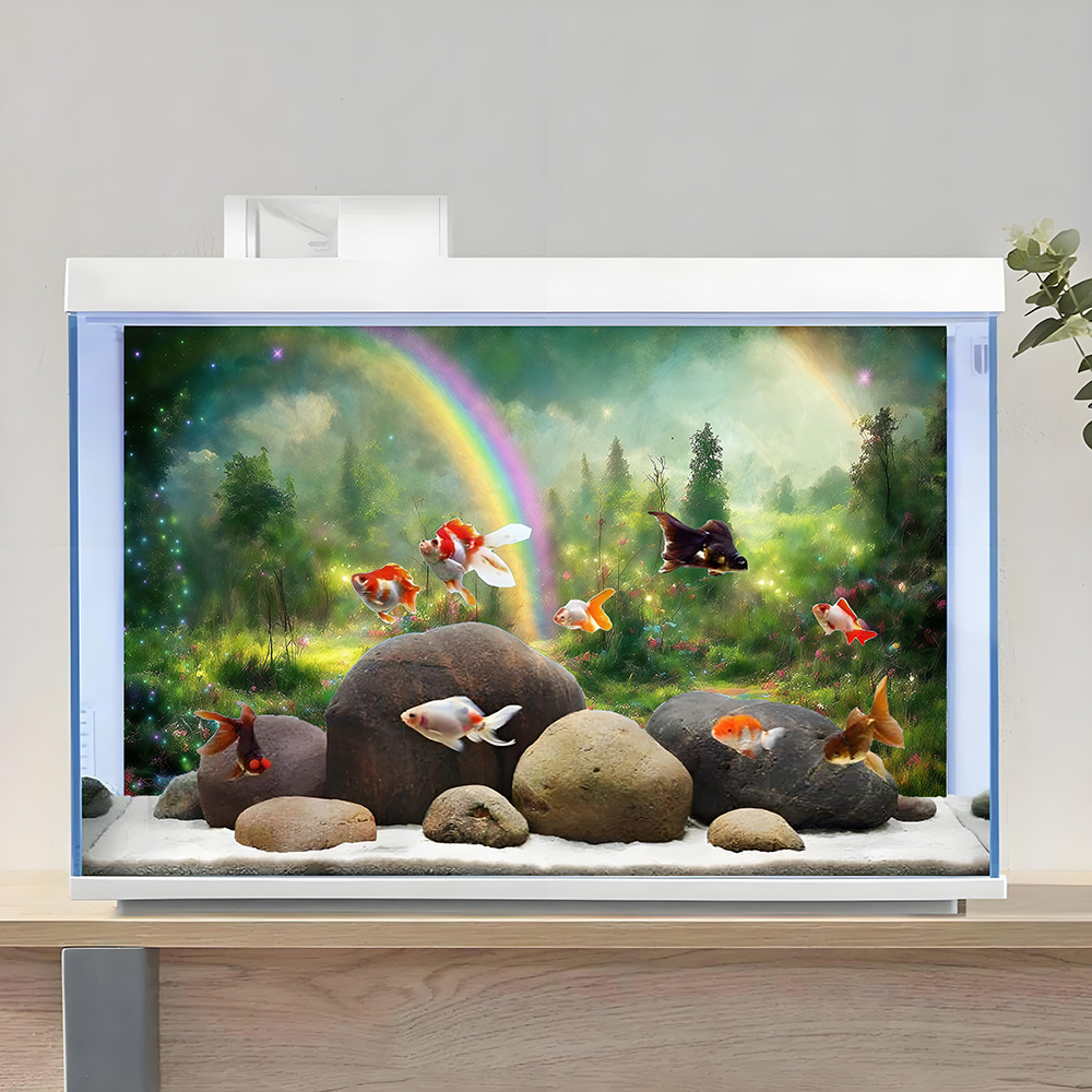ฉากหลังตู้ปลา, ฉากหลังสำหรับตู - Aquarium Fish Rainbow บทวิจารณ์และราคา