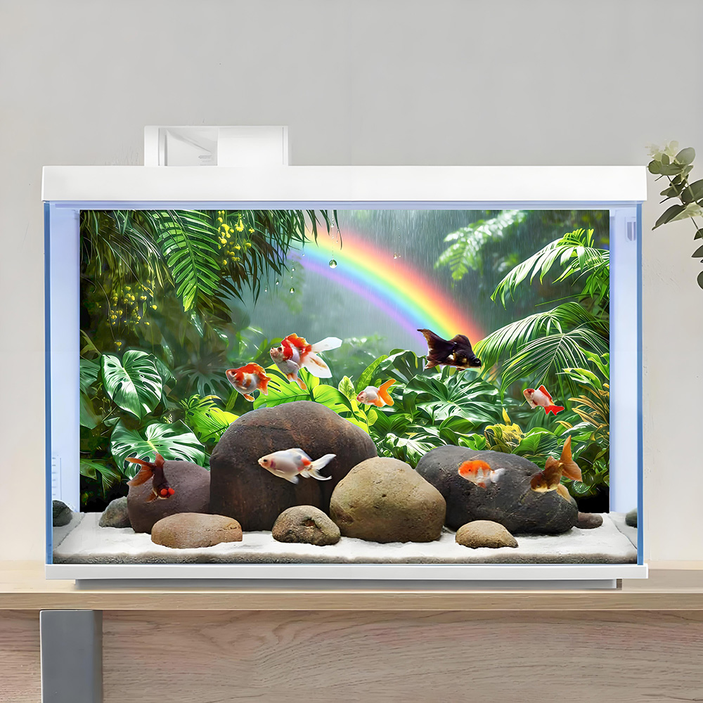 ฉากหลังสำหรับตู้ปลา, ฉากหลังสำ - Aquarium Fish Rainbow บทวิจารณ์และราคา